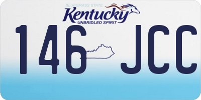 KY license plate 146JCC