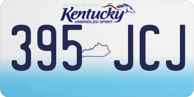 KY license plate 395JCJ