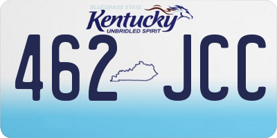 KY license plate 462JCC