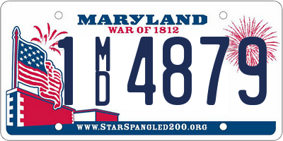 MD license plate 1MD4879