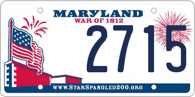 MD license plate 2715