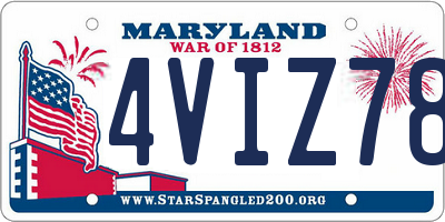 MD license plate 4VIZ789