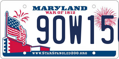 MD license plate 90W156