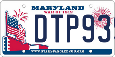 MD license plate DTP939