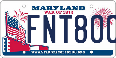MD license plate FNT8001