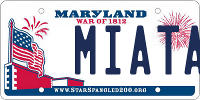 MD license plate MIATA