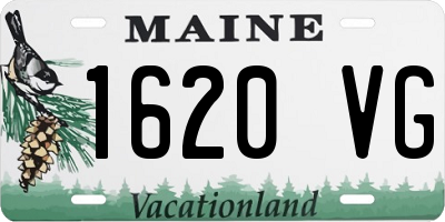 ME license plate 1620VG