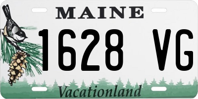 ME license plate 1628VG