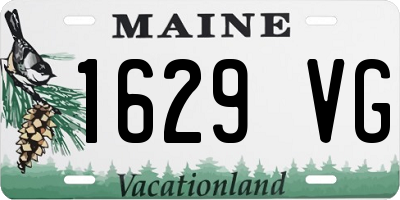 ME license plate 1629VG