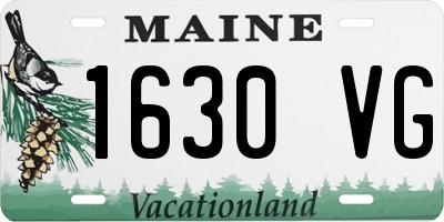 ME license plate 1630VG