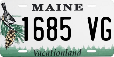 ME license plate 1685VG