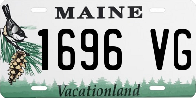 ME license plate 1696VG