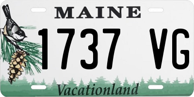 ME license plate 1737VG