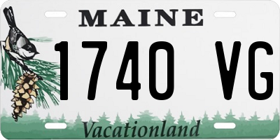 ME license plate 1740VG