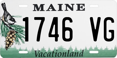 ME license plate 1746VG