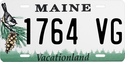 ME license plate 1764VG
