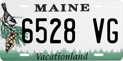 ME license plate 6528VG