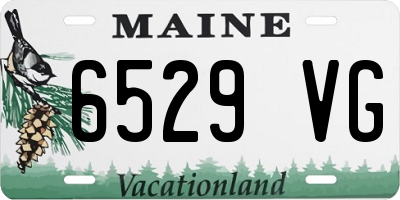 ME license plate 6529VG