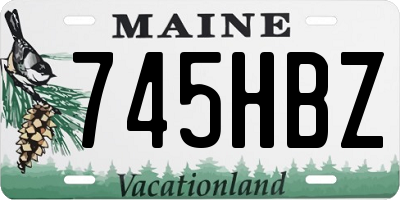 ME license plate 745HBZ