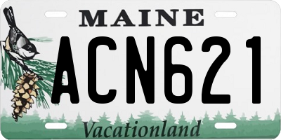 ME license plate ACN621