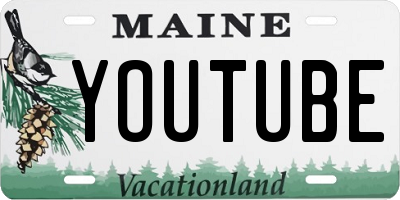 ME license plate YOUTUBE