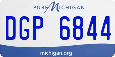 MI license plate DGP6844
