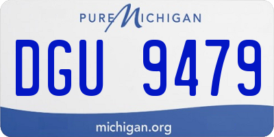 MI license plate DGU9479