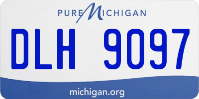MI license plate DLH9097