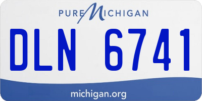 MI license plate DLN6741