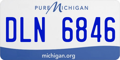 MI license plate DLN6846