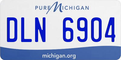 MI license plate DLN6904