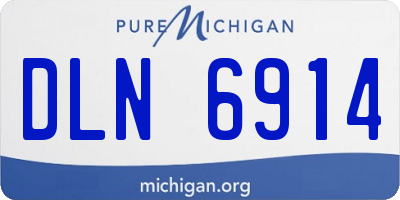 MI license plate DLN6914