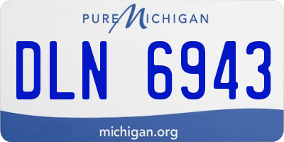 MI license plate DLN6943