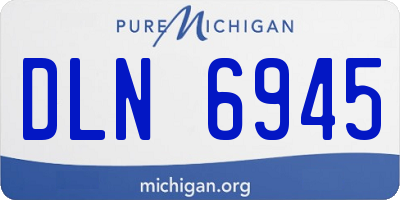 MI license plate DLN6945