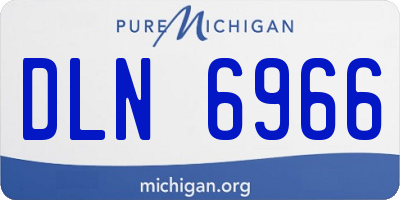 MI license plate DLN6966