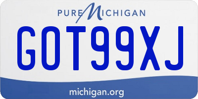 MI license plate GOT99XJ