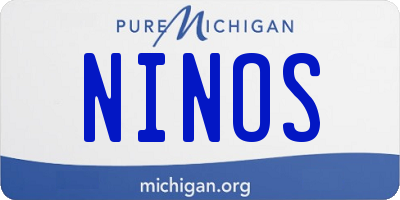 MI license plate NINOS