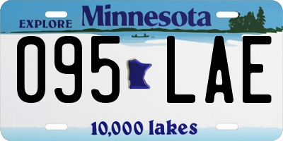 MN license plate 095LAE