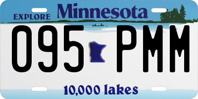 MN license plate 095PMM