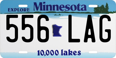 MN license plate 556LAG