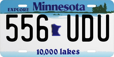 MN license plate 556UDU