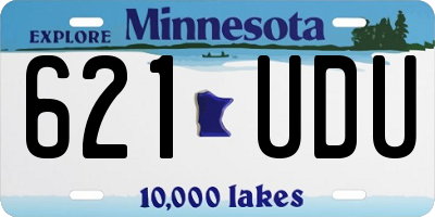 MN license plate 621UDU