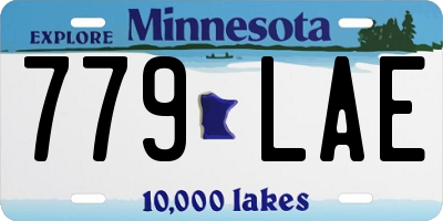 MN license plate 779LAE