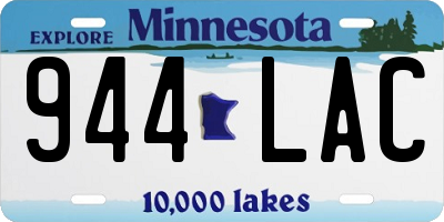 MN license plate 944LAC