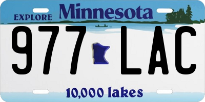 MN license plate 977LAC