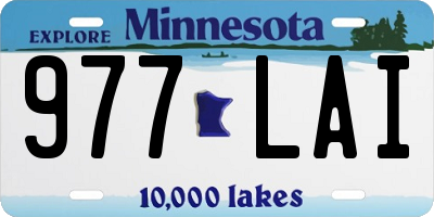 MN license plate 977LAI