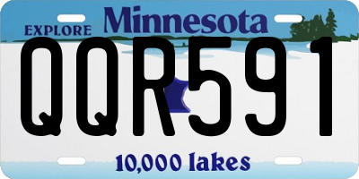 MN license plate QQR591