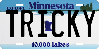 MN license plate TRICKY