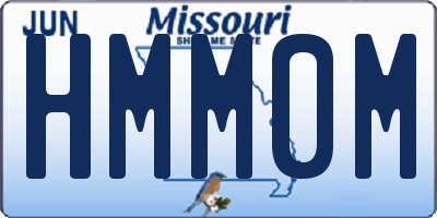 MO license plate HMM0M