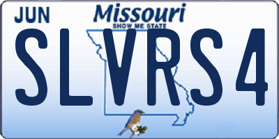 MO license plate SLVRS4